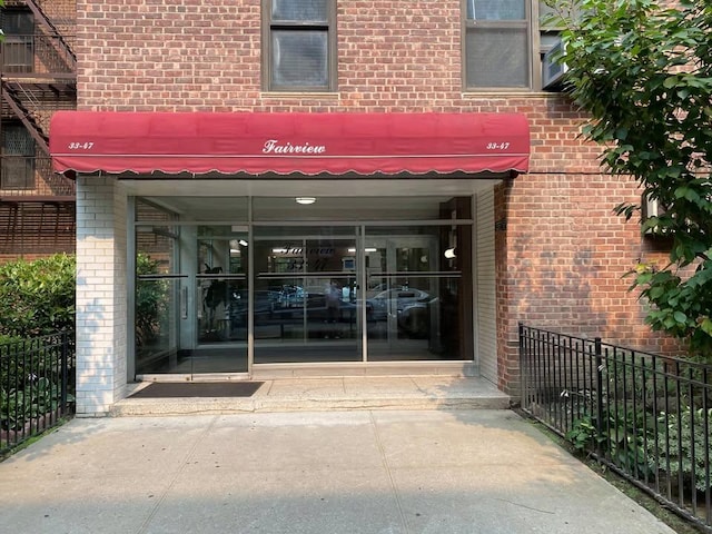 33-47 91st St Unit 5A, Jackson Heights, NY 11372 - property entrance featuring brick siding