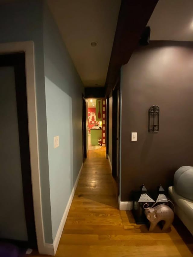 33-47 91st St Unit 5A, Jackson Heights, NY 11372 - hall with light wood finished floors and baseboards