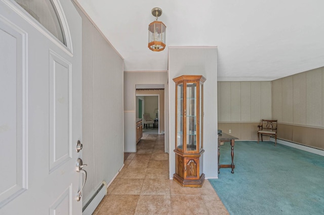 16 Marlin Rd, Centereach, NY 11720 - entrance foyer with a baseboard heating unit