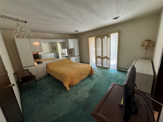 28 Jansen St, Staten Island, NY 10312 - bedroom featuring carpet flooring and a baseboard heating unit