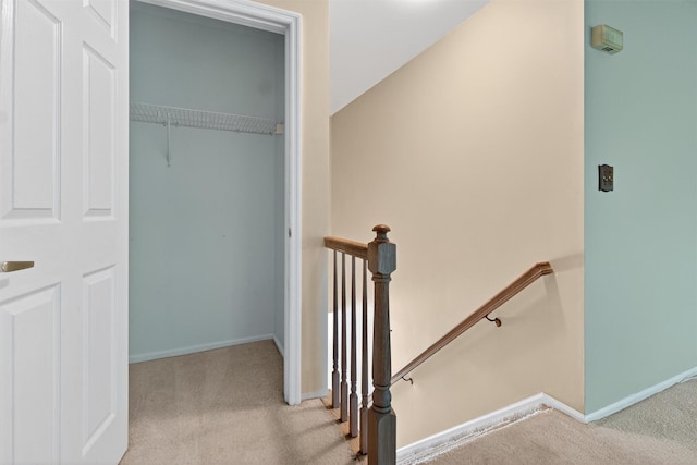 307 Gazebo Ct, New Windsor, NY 12553 - staircase with carpet flooring