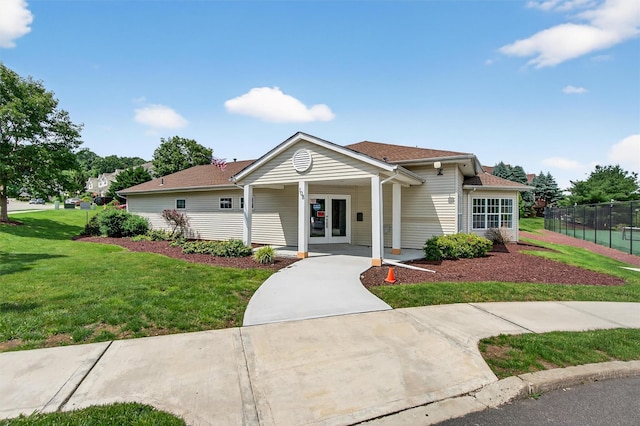 307 Gazebo Ct, New Windsor, NY 12553 - ranch-style house featuring french doors