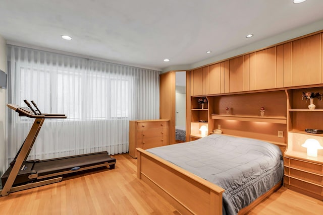 102 Bayview Ave, East Islip, NY 11730 - bedroom with light wood finished floors and recessed lighting