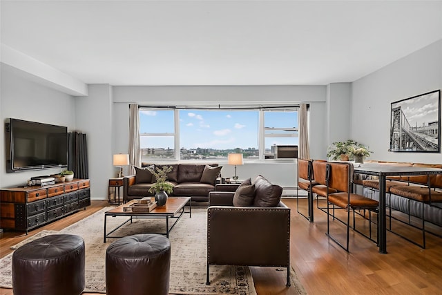 6 Fordham Hill Oval Unit 14B, Bronx, NY 10468 - living area with healthy amount of natural light and wood finished floors