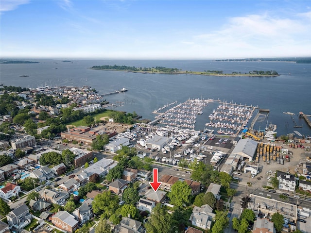 98 Pell Pl, Bronx, NY 10464 - view of property location featuring a large body of water and a marina
