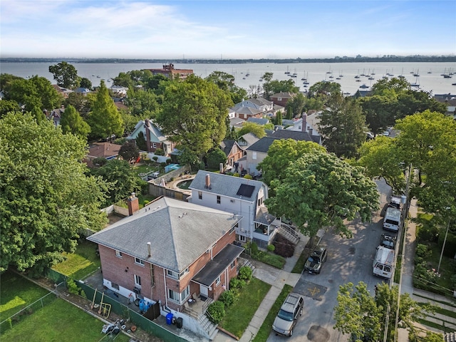 98 Pell Pl, Bronx, NY 10464 - aerial perspective of suburban area with a large body of water