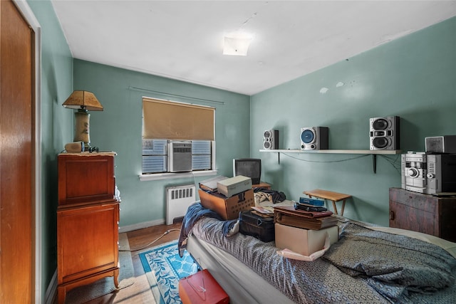 98 Pell Pl, Bronx, NY 10464 - bedroom featuring radiator and cooling unit