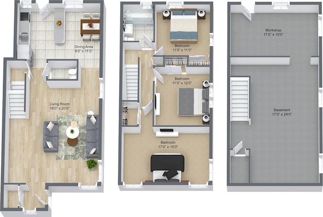 98 Pell Pl, Bronx, NY 10464 - view of room layout