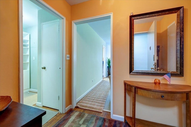 370 Westchester Unit 3N, Port Chester, NY 10573 - corridor featuring baseboards and wood finished floors