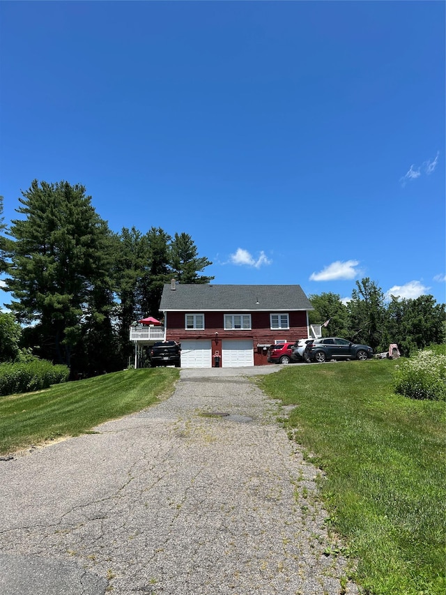 16 Rte 292 Unit 14, Patterson, NY 12563 - view of front facade with driveway, a front lawn, and an attached garage