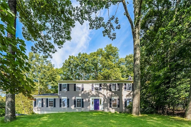 30 Hilltop Rd, Waccabuc, NY 10597 - colonial home featuring a front yard