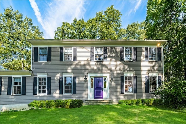 30 Hilltop Rd, Waccabuc, NY 10597 - colonial-style house featuring a front lawn