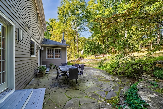 30 Hilltop Rd, Waccabuc, NY 10597 - view of patio with outdoor dining space