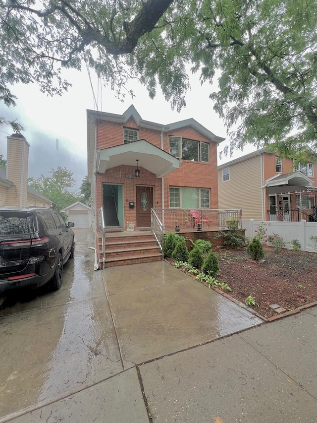 144-29 225th St, Laurelton, NY 11413 - view of front of property with brick siding