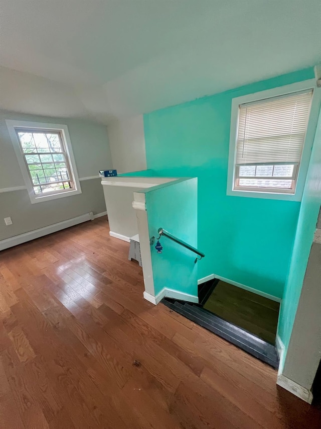 144-29 225th St, Laurelton, NY 11413 - staircase with wood finished floors and baseboards