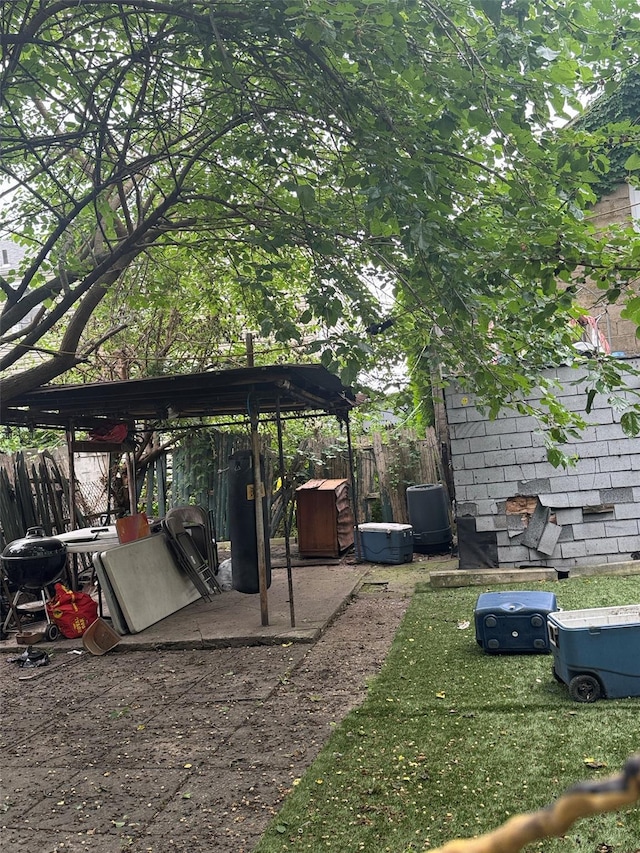106-09 Otis Ave, Corona, NY 11368 - fenced backyard featuring a patio