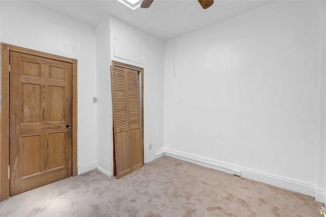 1478 Union St, Brooklyn, NY 11213 - unfurnished bedroom with carpet, a closet, and a ceiling fan