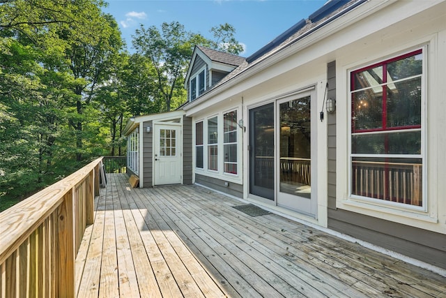 25 Cascade Lake Rd, Warwick, NY 10990 - view of wooden terrace