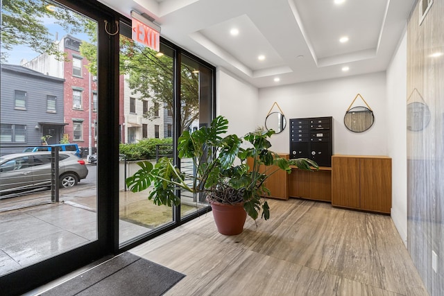 334 22nd St Unit 2B, Brooklyn, NY 11215 - lobby featuring a wainscoted wall and recessed lighting