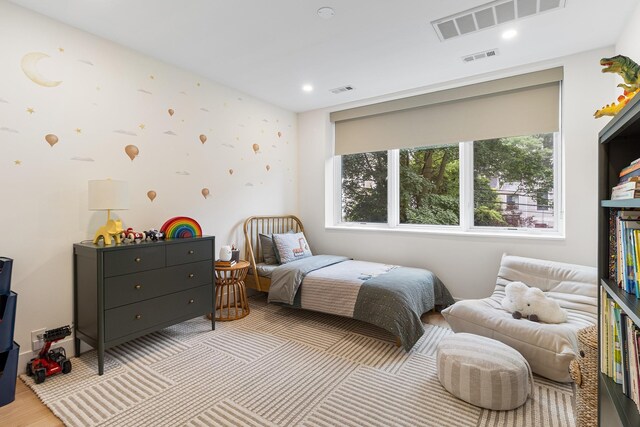 334 22nd St Unit 2B, Brooklyn, NY 11215 - bedroom with recessed lighting and wood finished floors