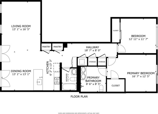 334 22nd St Unit 2B, Brooklyn, NY 11215 - view of floor plan / room layout