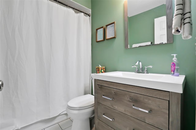 127 Continental Rd, Cornwall, NY 12518 - full bathroom with vanity, tile patterned floors, and a shower with shower curtain