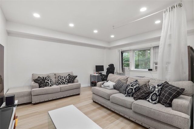 140 N Broadway Unit It9, Irvington, NY 10533 - living room with wood finished floors, recessed lighting, and a desk