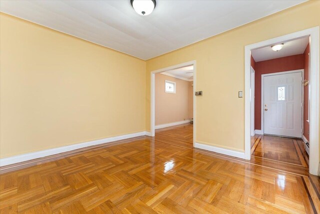 3183 Waterbury Ave, Bronx, NY 10465 - spare room featuring baseboards