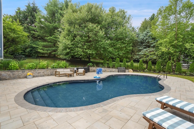 64 Lambert Rdg, Cross River, NY 10518 - view of pool featuring a patio and an outdoor hangout area