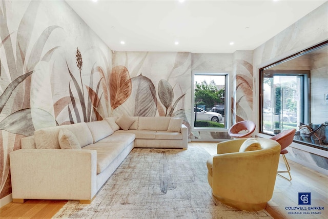 2222 Ocean Ave Ph-B, Ph-B Brooklyn, NY 11229 - living room featuring recessed lighting and wood finished floors