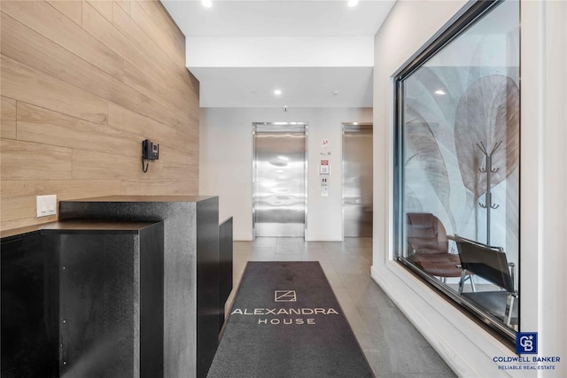 2222 Ocean Ave Ph-B, Ph-B Brooklyn, NY 11229 - reception area featuring wood walls and recessed lighting