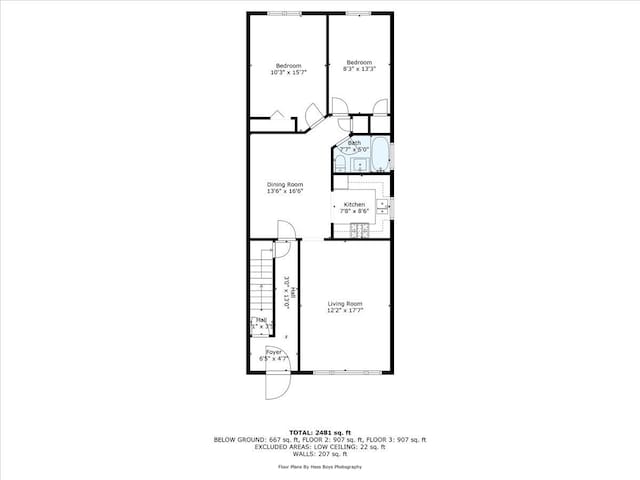 710 E 213th St, Bronx, NY 10467 - view of property floor plan