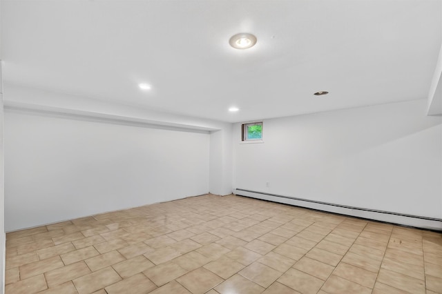 5776 Albany Post Rd, Cortlandt Manor, NY 10567 - unfurnished room with baseboard heating and recessed lighting