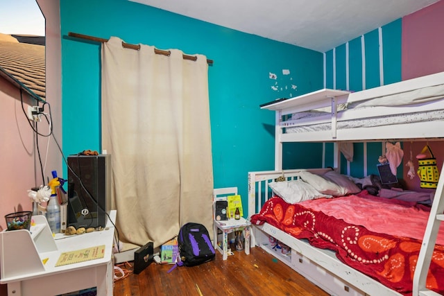 9406 76th St, Ozone Park, NY 11416 - bedroom featuring wood finished floors