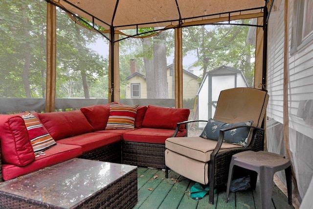 101 Alice St, Port Jefferson, NY 11777 - sunroom / solarium with outdoor lounge area
