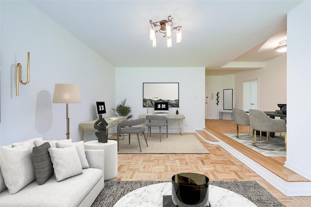98-22 63rd Dr Unit 1D, Rego Park, NY 11374 - living room with baseboards