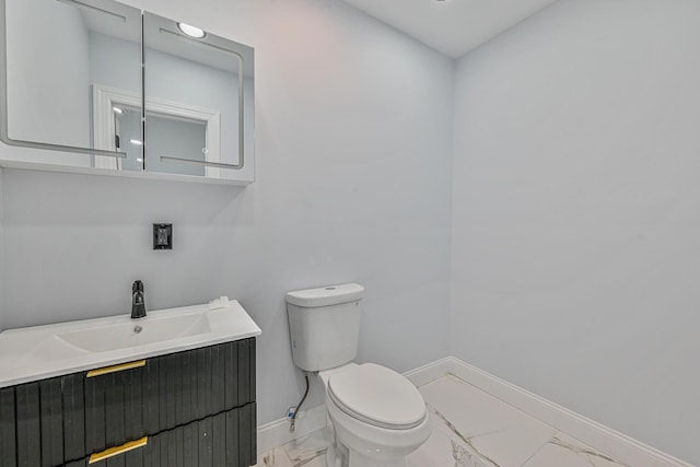 108 Bismark Ave, Valley Stream, NY 11581 - bathroom with marble finish floors and vanity