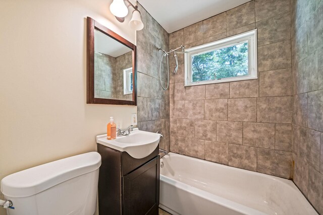 107 Cedar Ln, Medford, NY 11763 - bathroom featuring vanity and bathtub / shower combination