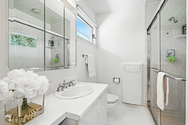 65 Shepherds Dr, Scarsdale, NY 10583 - full bathroom with vanity and tiled shower