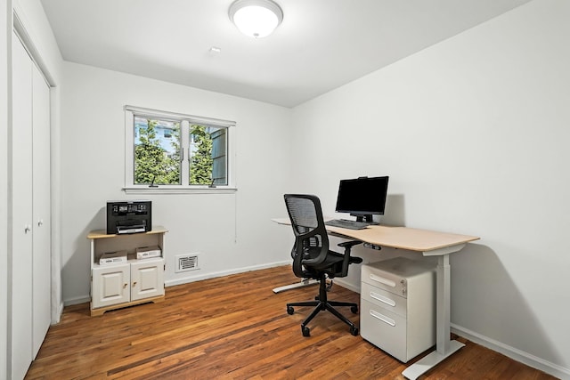 65 Shepherds Dr, Scarsdale, NY 10583 - home office featuring wood finished floors and baseboards