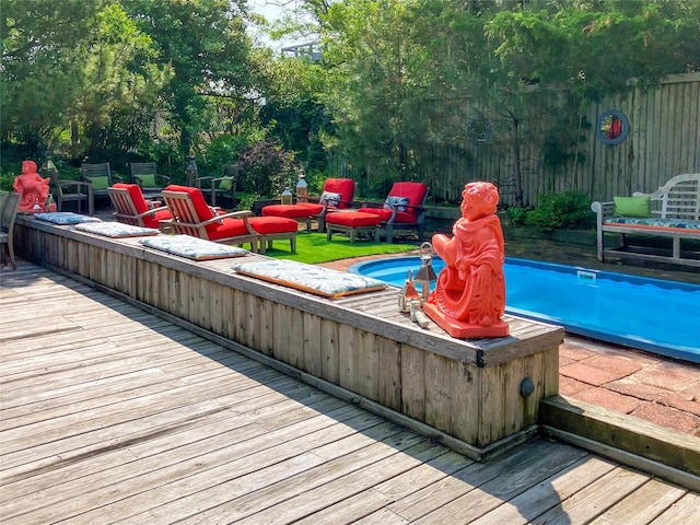 457 Fire Island Blvd, Fire Island Pines, NY 11782 - swimming pool featuring a deck
