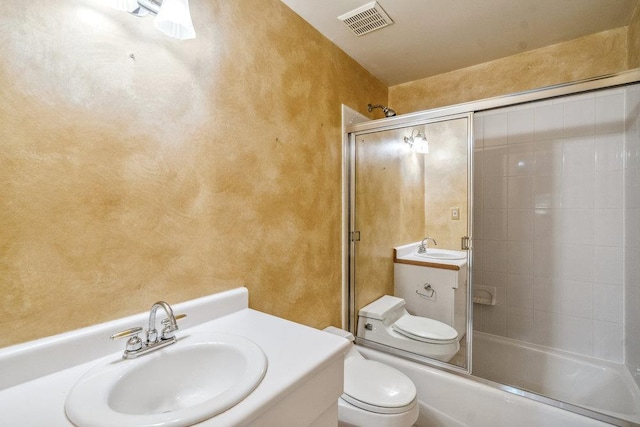 43 Hunt Dr, Jericho, NY 11753 - bathroom with vanity, enclosed tub / shower combo, and a textured wall