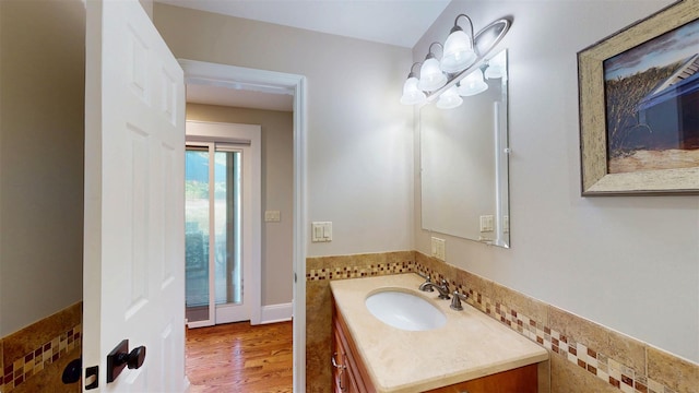 25 Mckinley St, Pearl River, NY 10965 - bathroom featuring vanity and wood finished floors
