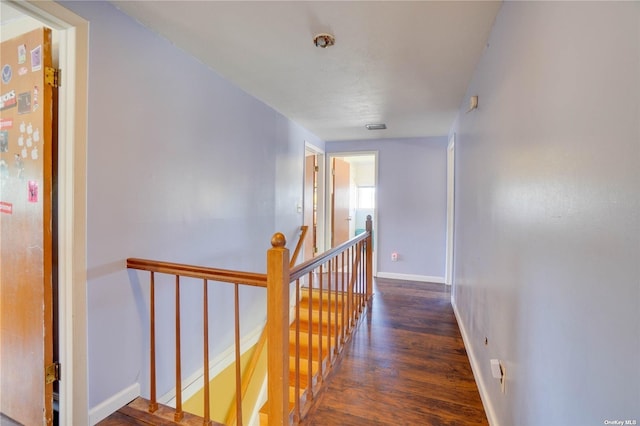 20 Basket Ln, Hicksville, NY 11801 - hallway with an upstairs landing and wood finished floors