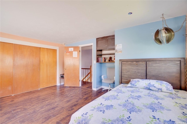 20 Basket Ln, Hicksville, NY 11801 - bedroom featuring wood finished floors and a closet