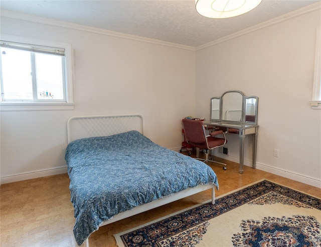 16107 90th St, Howard Beach, NY 11414 - bedroom featuring ornamental molding and baseboards