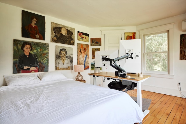 54 Davis Ln, Grahamsville, NY 12740 - bedroom with wood-type flooring and baseboards