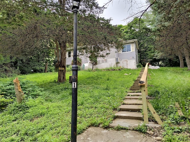 1 Whippoorwill Trl, Monroe, NY 10950 - view of yard featuring stairway