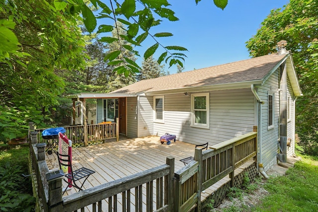 1 Whippoorwill Trl, Monroe, NY 10950 - view of wooden terrace