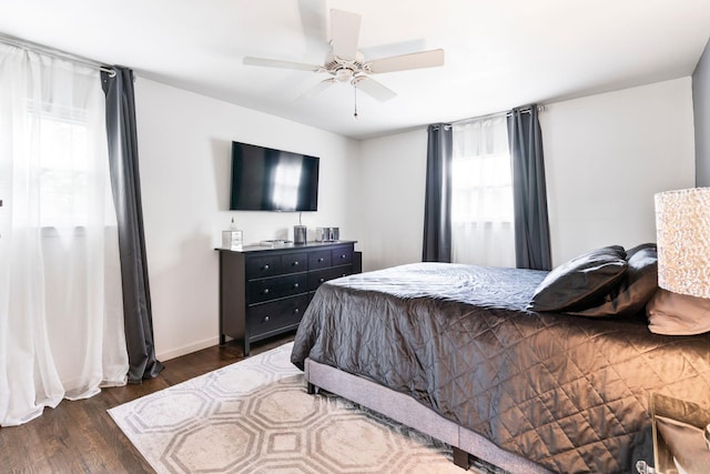 2 Fernwood Dr, Commack, NY 11725 - bedroom featuring wood finished floors and ceiling fan